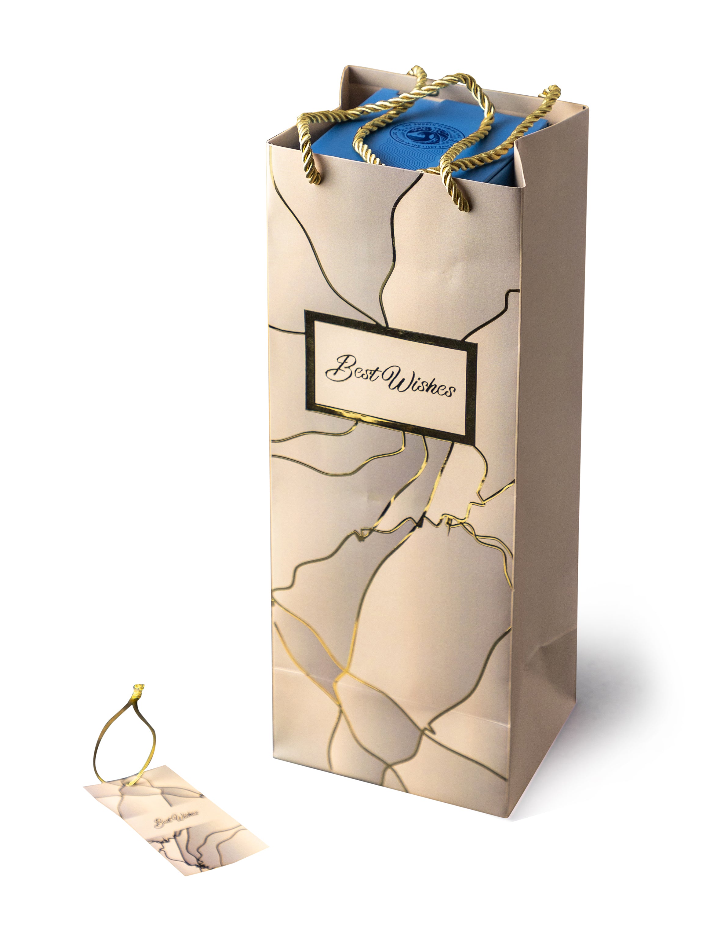 Star Potpurri - Bottle Bags - Beige (Set of 6)