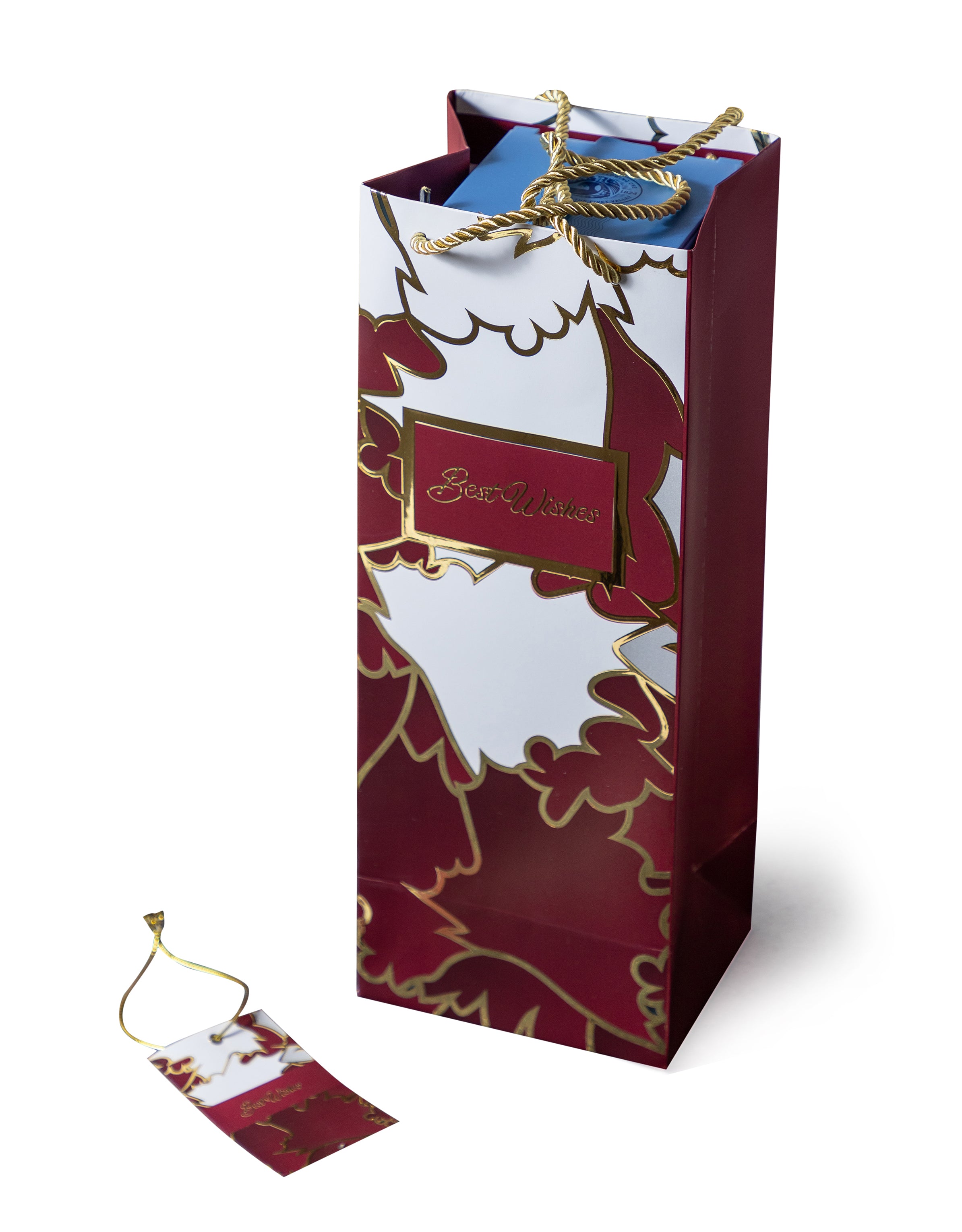 Glacial Trance - Bottle Bags - Dark Red (Set of 6)