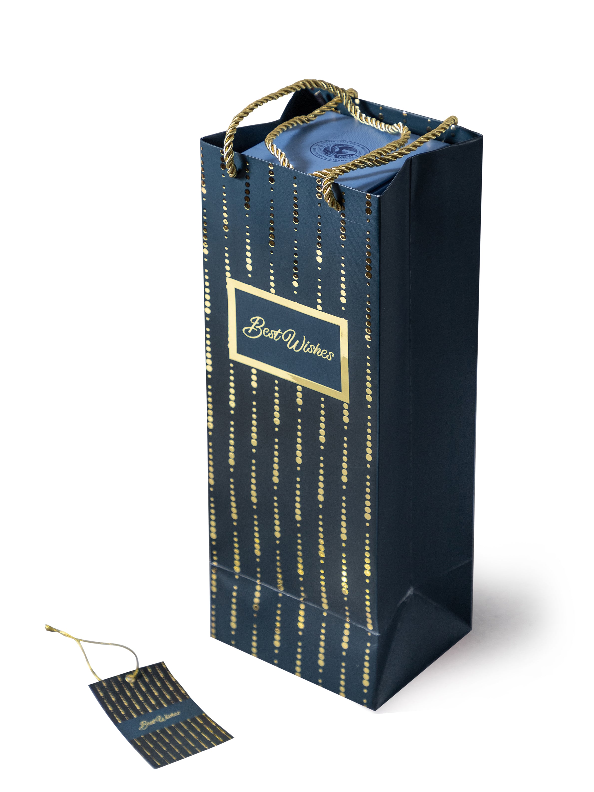 Fire Confetti - Bottle Bags - Dark Blue (Set of 6)