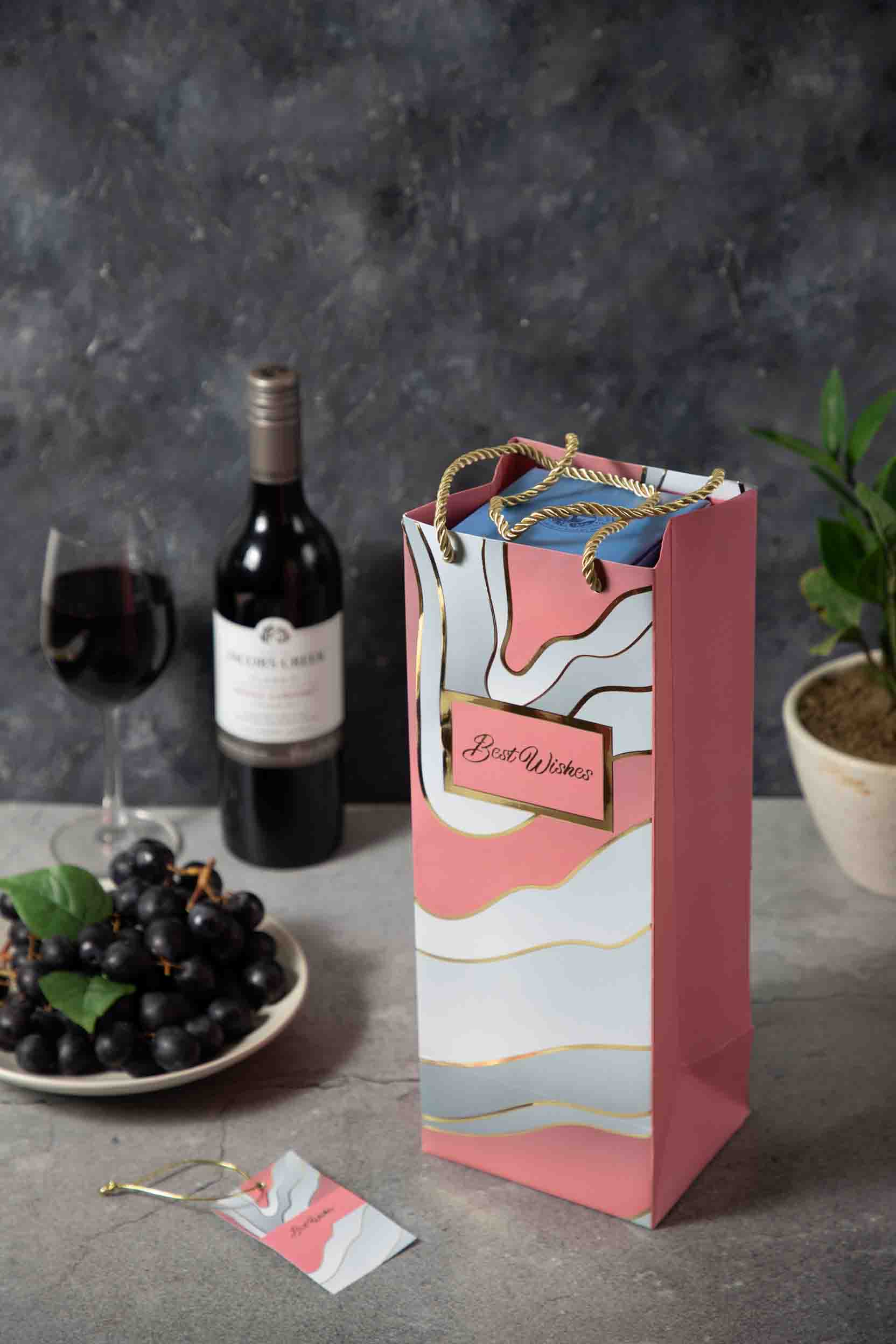 Tidal Bliss - Bottle Bags - Pink (Set of 6)