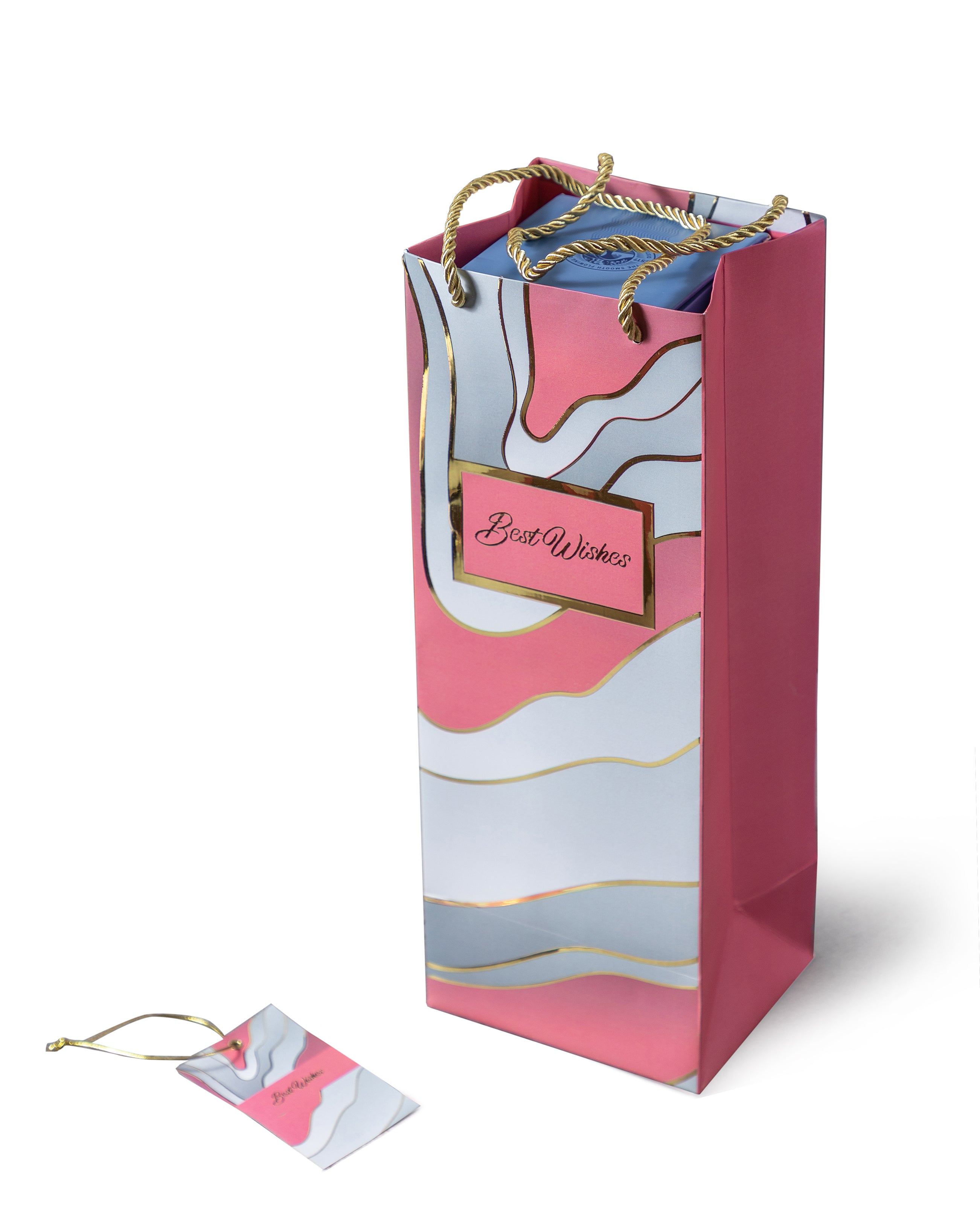 Tidal Bliss - Bottle Bags - Pink (Set of 6)
