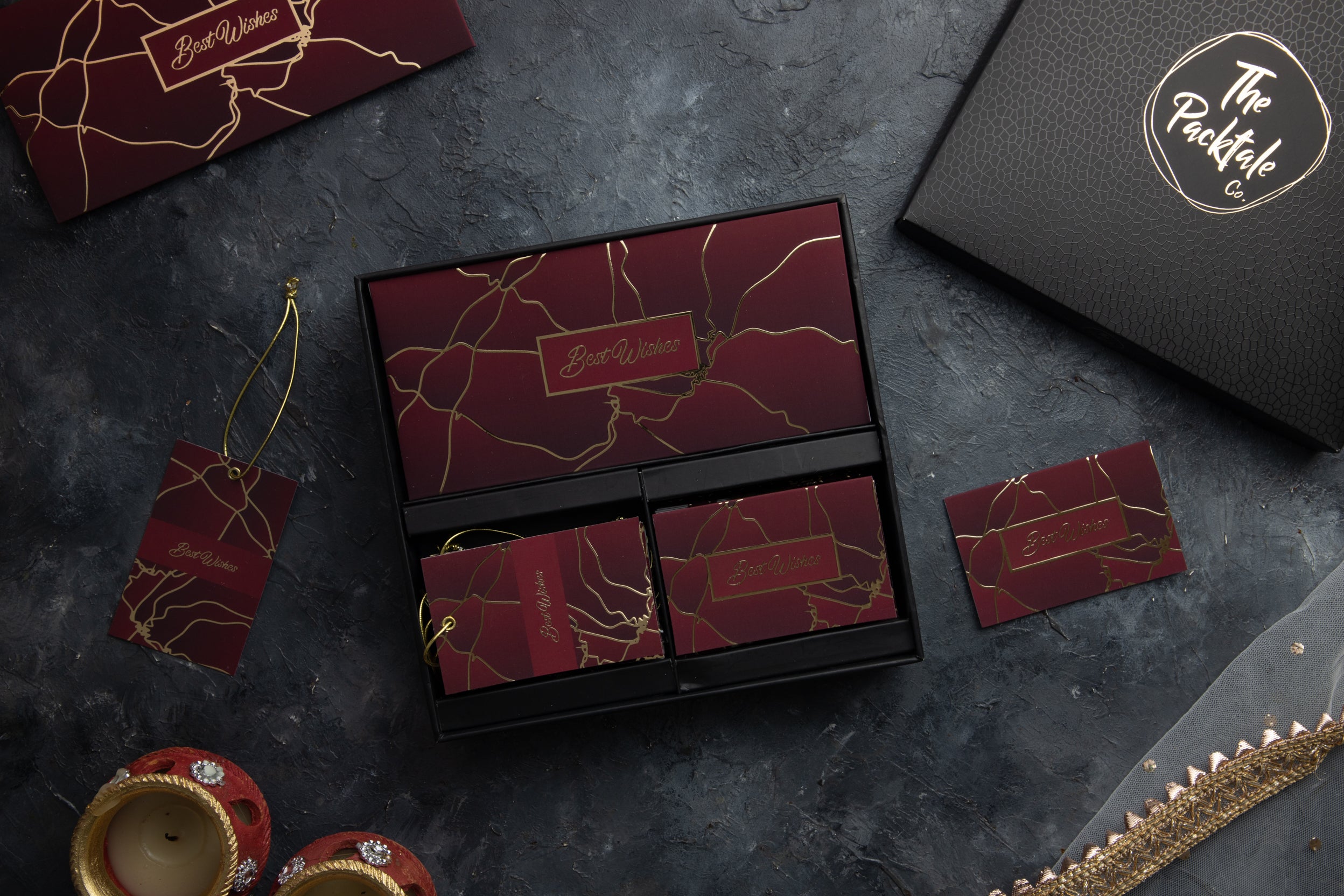 Star Potpurri - Tale Three - Dark Red (Set of 12)