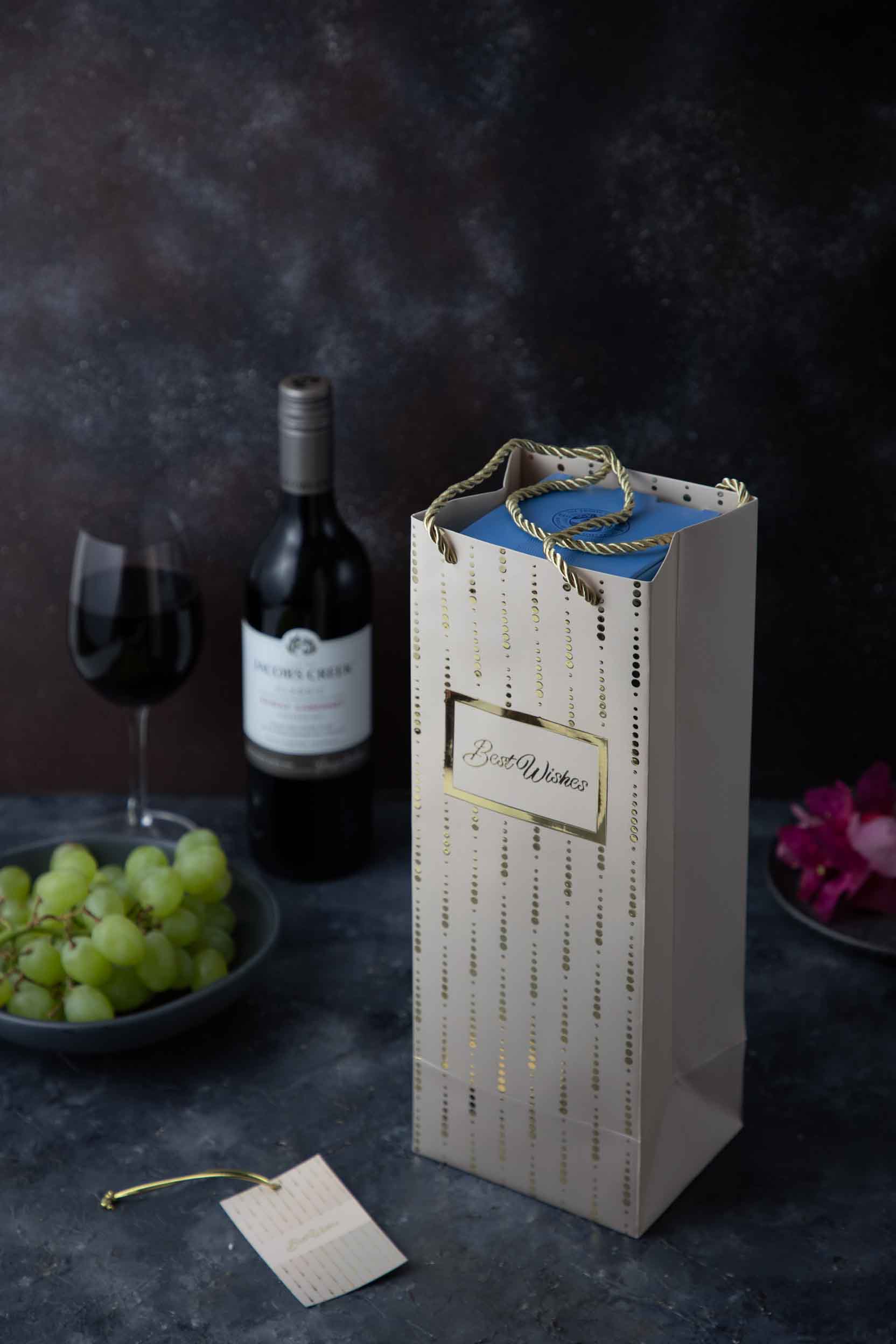 Fire Confetti - Bottle Bags - Beige (Set of 6)