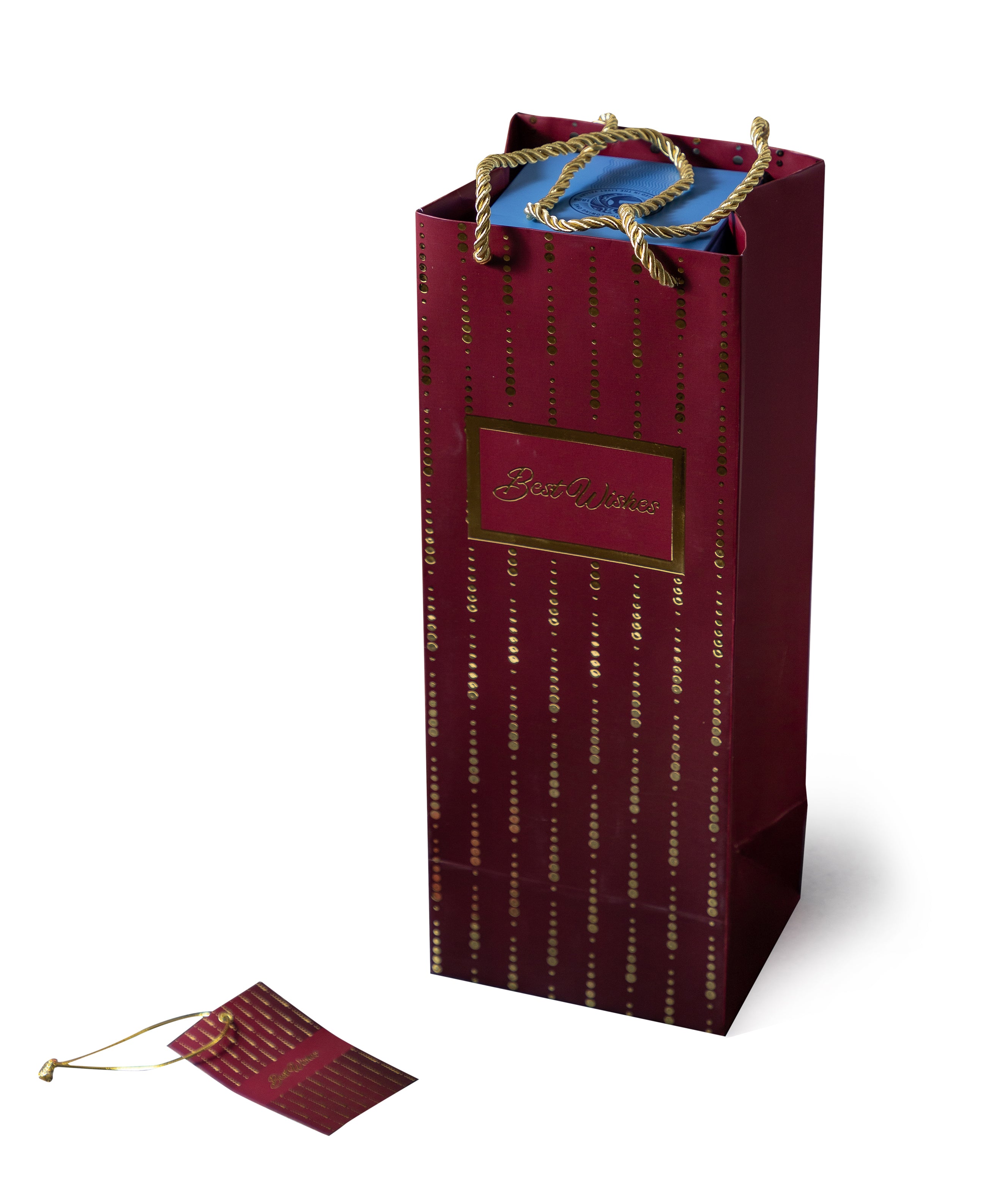 Fire Confetti - Bottle Bags - Dark Red (Set of 6)