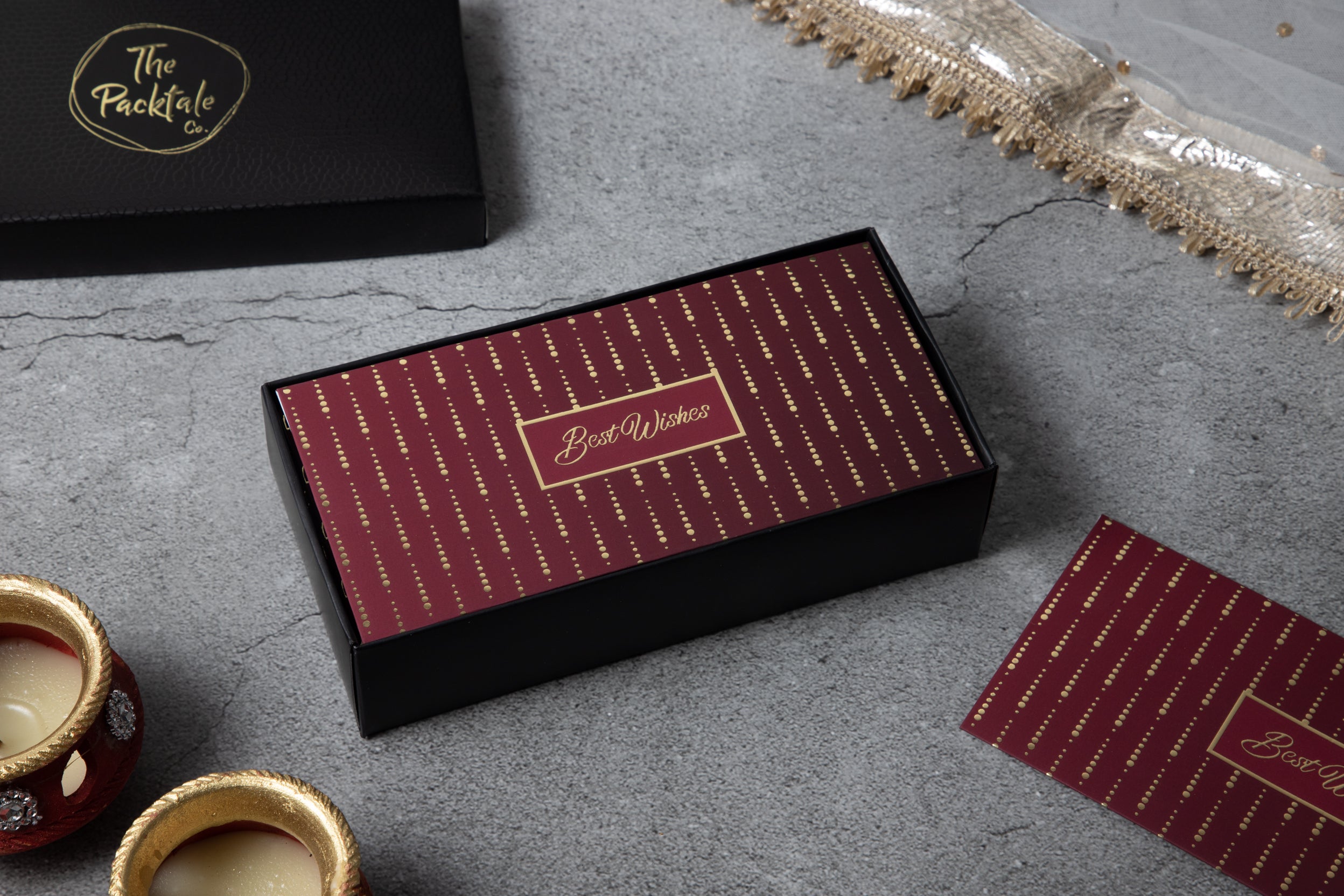 Fire Confetti - Money Envelope - Dark Red (Set of 12)