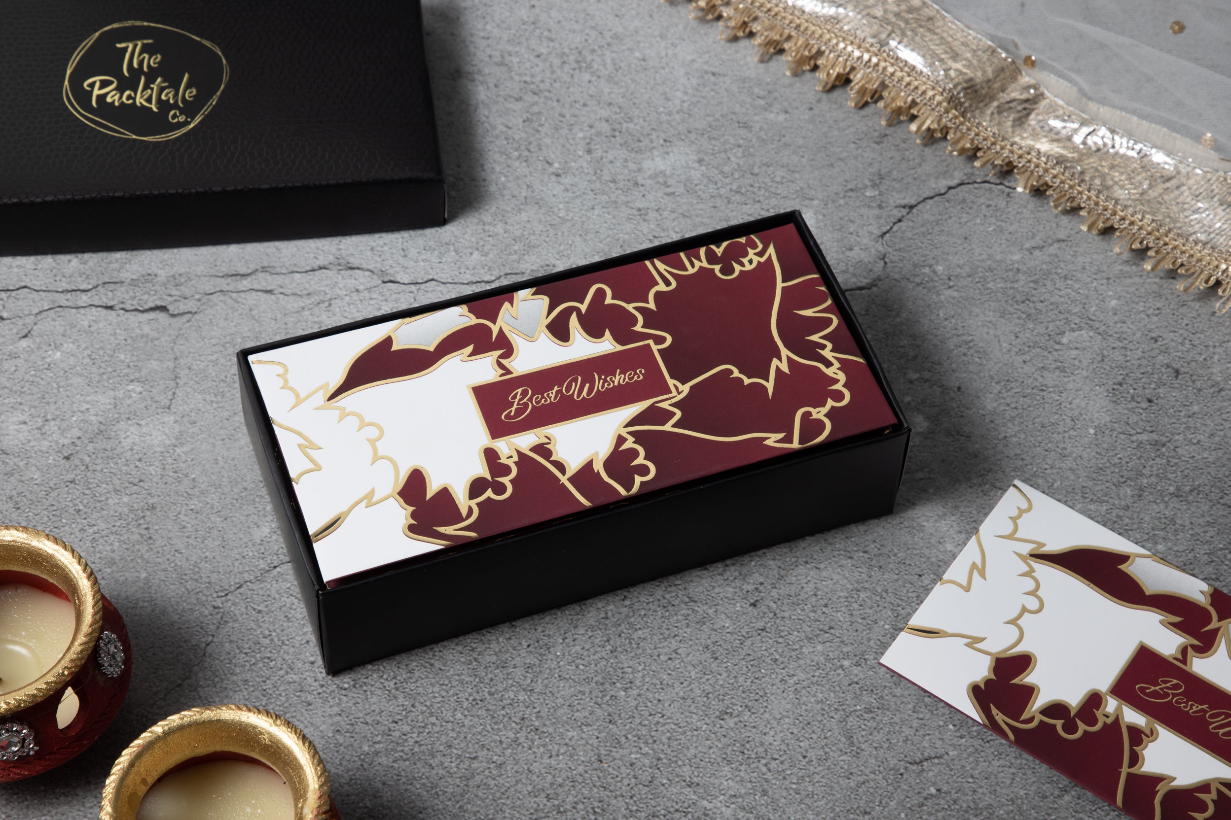 Glacial Trance - Money Envelopes - Dark Red (Set of 12)